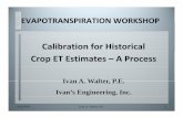 Calibration for Historical Crop ET Estimates –A Process · XXX COAG xlsXXX COAG.xls -- QC dataQC data