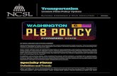 PL8 POLICY - Legislative News, Studies and Analysis ... · PL8 POLICY. NATIONAL CONFERENCE ... One example are Confederate flag specialty plates, which have caused controversy around