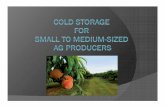 Cold Storage Final Presentation - California State … Farmers need on-site cold storage Function: Reduce waste and excess costs Provide more efficient cooling solution Ability to