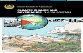 CLIMATE CHANGE AND GOVERNANCE IN AFGHANISTAN · table of contents 1. executive summary 4 2. introduction 6 2.1. overview of climate change and projections for afghanistan 6 2.2. overview