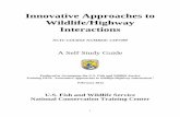Innovative Approaches to Wildlife/Highway … Innovative Approaches to Wildlife/Highway Interactions NCTC COURSE NUMBER: CSP7089 A Self Study Guide Produced to Accompany the U.S. Fish