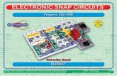 Electronic Snap Circuits Manual - Demco build the different electrical and electronic circuits in the projects. These blocks are in different colors and have numbers on them so that