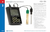 HI 9124 • HI 9125 5 Auto-Instruction pH Meters Meters/HI9124-25.pdf · Rechargeable Batteries with Inductive Recharger When the batteries are low, you don’t have to worry about