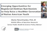 Emerging Opportunities for Registered Dietitian ... · Emerging Opportunities for Registered Dietitian Nutritionists to Help Raise a Healthier Generation of Native American Youth
