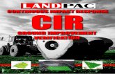 PAC CIR - Landpac – Earth Compaction Machinerylandpac.com/wp-content/uploads/2017/06/CIR-Brochure.pdfBackground The Continuous Impact Response (CIR) System is a system capable of