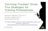 For downloadable versions of the presentation slides and ...opwl.boisestate.edu/wp-content/uploads/news-Surviving_Troubled... · For downloadable versions of the presentation slides