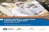 FOOD SAFETY AUDITING PROJECT REPORT - … · FOOD SAFETY AUDITING PROJECT REPORT September 2015 Authors: Geoffrey Annison and Fiona Fleming Australian Trade Commission. ... management