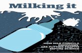 Milking it - Changing Marketschangingmarkets.org/wp-content/uploads/2017/10/Milking...resulted in the adoption of the WHO’s International Code of Marketing of Breastmilk Substitutes