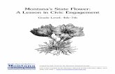 Montana’s State Flower: A Lesson in Civic Engagement · and give a short speech before their peers. As ... Lesson Plan Materials ... Montana’s State Flower: A Lesson in Civic