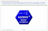 Πανεπιστήμιο Κρήτης, Τμήμα Επιστήμης ...hy565/tutorials/ADONIS_lecture.pdf ·  · 2017-03-28Business Process Management and Knowledge Toolkit. 2 ...