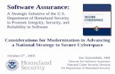 Software Assurance - OMG · Homeland Security Presidential Directive #7 ... Software Assurance contributes to ... What has Caused Software Assurance Problem Then