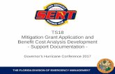 TS18 Mitigation Grant Application and Benefit Cost ...flghc.org/wp-content/uploads/2017/05/TS18-GHC-2017-Training... · Benefit Cost Analysis Development - Support Documentation -