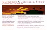 European Customs & Trade Communique · European Customs & Trade Communique ... please contact the author or your local PwC contact ... At the moment, producers and importers