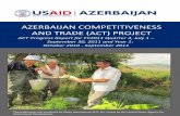 AZERBAIJAN COMPETITIVENESS AND TRADE (ACT) PROJECTpdf.usaid.gov/pdf_docs/pdacu981.pdf · AZERBAIJAN COMPETITIVENESS AND TRADE (ACT) PROJECT. ... Email: dsnelbecker@ ... ACT Azerbaijan