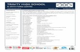 TRINITY HIGH SHOOL · TRINITY HIGH SHOOL & SIXTH FORM ENTRE A ... Mrs A adman Head of Food ... Physical Science lecture topics ranged from Maths, to Physics, to ivil and