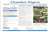 Chamber Digest - Marshalltown Regional Partnership – … ·  · 2013-11-25The event begins with a shot gun start at 1:00 p.m. ... The Chamber Digest is a monthly publication of