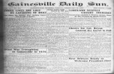 Gainesville Daily Sun. (Gainesville, Florida) 1909-02-12 [p ].ufdcimages.uflib.ufl.edu/UF/00/02/82/98/01575/00294.pdf · GAINESVILLE ARE ANTISALOON PROHIBITION Experi- ... Geed Good