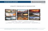 April 2018 - Raymond James Financial, Inc. · Raymond James Research Register - April 2018 5 About This Publication The Equity Research Register is a monthly statistical summary of