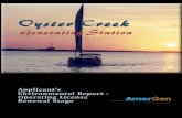 Applicant’s Environmental Report - Roger Witherspoon · Applicant’s Environmental Report – Operating License Renewal Stage Oyster Creek Generating Station AmerGen Docket No.