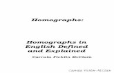 A homograph, also known as - Pedians Media & Language …ipedians.com/download/student2013/homograph 15 (roman to triplicat… · A homograph, also known as a heteronyms, ... prefix