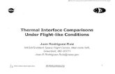 Thermal Interface Comparisons Under Flight-like … Interface Comparisons Under Flight-like Conditions Juan Rodriguez-Ruiz NASNGoddard Space Flight Center, Mail code 545, Greenbelt,