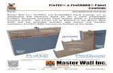 ProTEC® & ProGUARD® Panel Coatings - Master Wall · We finish strong. masterwall.com ProTEC® & ProGUARD® Panel Coatings Short Form Specification 1.0 General This is a short form