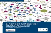 Extended Enterprise - The Institute of Risk Management …€¦ ·  · 2014-10-08Institute of Risk Management Extended Enterprise: Managing risk in complex 21st century organisations