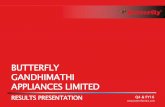 Butterfly Gandhimathi Appliances€¦ · BUTTERFLY GANDHIMATHI APPLIANCES LIMITED Q4 & FY16  RESULTS PRESENTATION