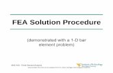 FEA Solution Procedure - West Virginia Universitycommunity.wvu.edu/.../MAE456/Lecture_2_FEA_solution_procedure.pdfMAE 456 - Finite Element Analysis FEA Solution Procedure (demonstrated