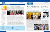 GANDHARA NEWS Newsletter Issue 6.pdf · Dr. Saira Afridi Asst. Professor Preventive & Community Dentistry Syed Tahir Shah EDITORIAL TEAM Communications/Media 08 26th August 2014 was