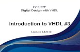 Introduction to VHDL #3 vvakilian/CourseECE322/LectureNotes/... · PDF fileCalifornia State University VHDL Modeling Styles-Dataflow Modeling Dataflow modeling- describes how data