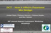 DCT How it Affects Pavement Mix Design · DCT –How it Affects Pavement Mix Design ... Low temperature cracking mix specifications 4. ... – D6 –TH 56, SFDR +