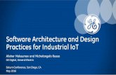 Software Architecture and Design Practices for … · Software Architecture and Design Practices for Industrial IoT ... Reference Architecture ... Cloud Foundry Docker Containers