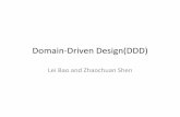 Presentation Bao Shen - Computer Sciencekena/classes/5448/f12/presentation... · Domain’Driven+Design ... SoMware+thatis+builtwith+DDD+takes+advantage+of+alayered+ architecture