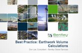 Best Practice: Earthwork Volume Calculationsfiles.midamericacadd.org/2015presentations/Best_Practice...Best Practice: Earthwork Volume Calculations Don Lee, Consultant –Bentley Global