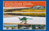 COLORADO PARKS & WILDLIFE 2018 State Park … COLORADO PARKS & WILDLIFE 2018 State Park Land and Water Regulations NORA LOGUE/CPW DOSKOCIL/CPW CHRIS STARK/CPW SCHENDEL/CPW