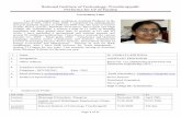 National Institute of Technology, Tiruchirappalli: Performa …€¦ ·  · 2016-12-08National Institute of Technology, Tiruchirappalli: Performa for CV of Faculty Page 3 of 17 10.