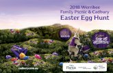 2018 Werribee Family Picnic & Cadbury Easter Egg Hunt to the 18th Annual Werribee Family Picnic and Cadbury Easter Egg Hunt 2018 All ticket profits and proceeds from Easter egg sales