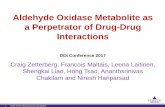 Aldehyde Oxidase Metabolite as a Perpetrator of Drug-Drug ... · Aldehyde Oxidase Metabolite as a Perpetrator of Drug-Drug Interactions ... •Stagger addition of 2X inhibitor to