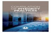 COMPILATION OF INTEGRITY PRACTICES · 6.03.2015 · COMPILATION OF INTEGRITY PRACTICES ... Foreword _____7 1. Leadership and Commitment ... The five existing pillars of ...
