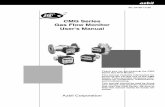 CMG Series Gas Flow Monitor User's Manual - Azbil · CMG Series Gas Flow Monitor User's Manual No. CP-SP-1113E TM Thank you for purchasing the CMG Series Gas Flow Monitor. This manual