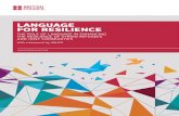 LANGUAGE FOR RESILIENCE - British Council · LANGUAGE FOR RESILIENCE THE ROLE OF LANGUAGE IN ENHANCING THE RESILIENCE OF SYRIAN REFUGEES AND HOST COMMUNITIES With a foreword by UNHCR