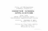 City of Milwaukeecity.milwaukee.gov/ImageLibrary/Groups/doaAuthors/... · Web viewCity of Milwaukee Common Council CHARTER SCHOOL APPLICATION For the 2018-19 School Year *Alternate