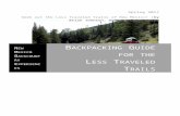 Backpacking Guide for the Less Traveled Trails€¦  · Web viewLess Traveled Trails, LLC. Santa Fe, NM. Less Traveled Trails, LLC. Santa Fe, NM. Less Traveled Trails, LLC. Santa