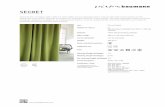 Article data sheet SECRET - Waverley · PDF fileSE Silk SI Silicone TR Different material (wood, paper, feathers etc.) VI Viscose WM Wool Mohair WV Wool Oddy-Test ... Panels (we recommend