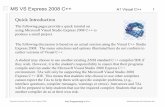quick Introduction Ms Vs Express 2008 C++ - Virginiacourses.cs.vt.edu/cs1044/Notes/A01.MSVCIntro.pdf · A1 Visual C++ 1 Quick Introduction The following pages provide a quick tutorial
