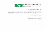 Hydrogeology Study for a Proposed 100MW Wind Energy ... site/appendices... · Hydrogeology Study for a Proposed 100MW Wind Energy Project ... Wind Energy Project, Kajiado District,