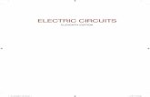 ELECTRIC CIRCUITS - pearsonhighered.com · Chapter 1 Circuit Variables 2 ... Appendix C More on Magnetically Coupled Coils and Ideal Transformers 733 ... 7.4 A General Solution for