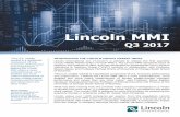 Lincoln MMIpdf.lincolninternational.com/Valuations/LincolnMMI/Lincoln MMI_Q3...Lincoln MMI Q3 2017 INTRODUCING THE LINCOLN MIDDLE MARKET INDEX Lincoln International LLC (“Lincoln”)