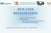 New User Registration nProcure 2013 User Registration... · NEW USER REGISTRATION Click on below link to redirect to the page xNew User Registration Process xPortal Payment o Online